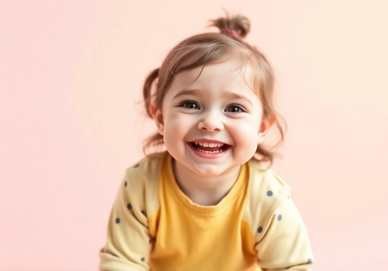 Comfortable toddler clothes everyday wear smiling girl